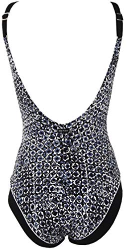 Red Point Beachwear, Mujer, Bañador, Reductor Aros, Accra, Talla ESP: 110C, Azul/Negro