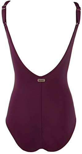 Red Point Beachwear, Mujer, Bañador, Reductor Aros, Milna, Talla ESP: 85C, Naranja/Granate