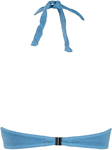 Red Point Beachwear, Mujer, Bikini Sujetador, Top Anilla Foam, Duala, Talla ESP: 85B, Azul Claro