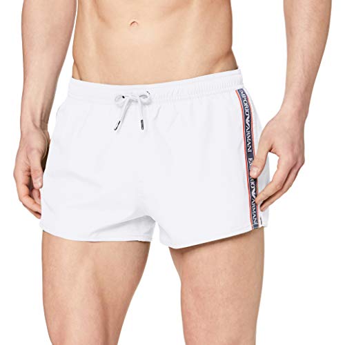 Red Shorts Beachwear Bold Logo Tape Bañador, Blanco (Bianco 00010), X-Large (Talla del Fabricante: 54) para Hombre