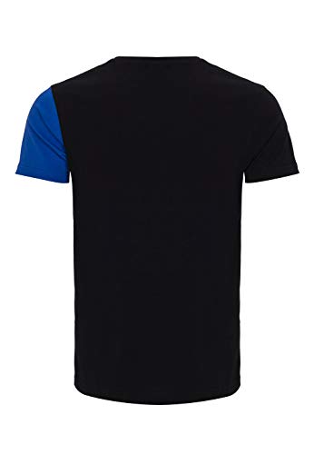 Redbridge Hombres Camiseta Casual Rayas Básico Moda Tramo Ocio T-Shirt