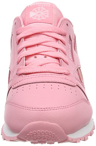 Reebok CL Leather Spring, Zapatillas de Deporte Mujer, Rosa (Pink/White 000), 36 EU