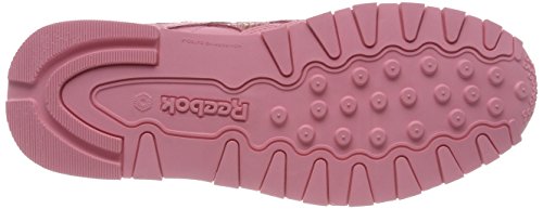Reebok CL Leather Spring, Zapatillas de Deporte Mujer, Rosa (Pink/White 000), 36 EU