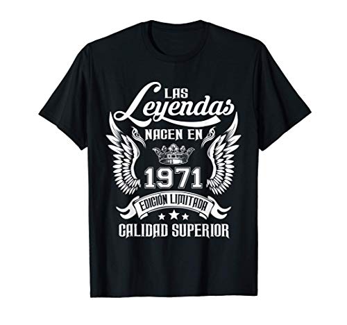 Regalo de Cumpleaños 50 Años, Las Leyendas Nacen En 1971 Camiseta