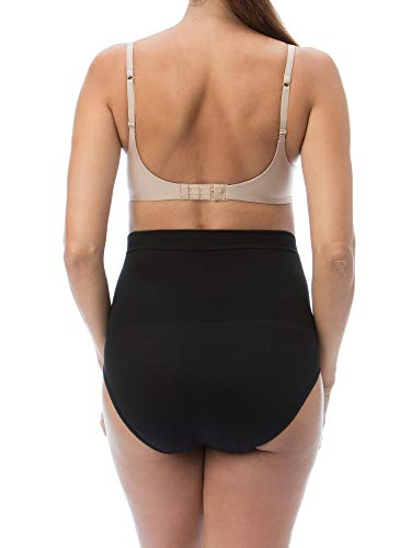 RelaxMaternity 5200 (Negro, M) Bragas Postparto de Algondon contenitiva y Moldeadora para el Vientre
