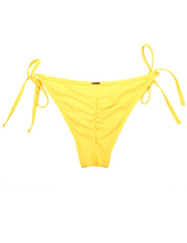 RELLECIGA bañador Braguita Bikini para Mujer Amarillo S