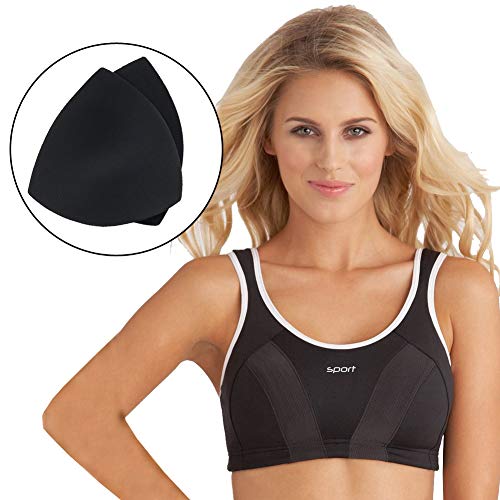 Relleno Bikini Push Up Autoadhesivo, Inserto de relleno de sujetador de gel con inserciones de sujetador transpirables Spong transpirables Para trajes de baño Bikini Traje de baño Deportes - 4 pares