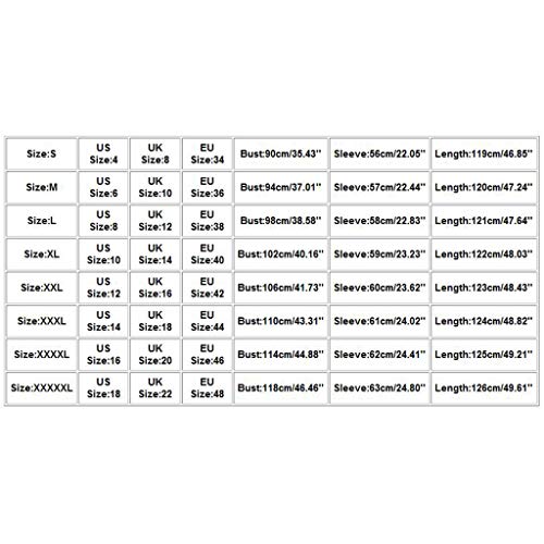 ReooLy Vestido de Manga Larga con Estampado de Girasol Falda Larga con Aberturas en el Dobladillo con Volantes Casuales para Mujer（Rosado，XL）