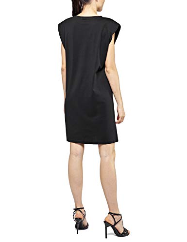 REPLAY W9474 .000.22748 Vestido, Negro (Blackboard 99), XX-Small para Mujer