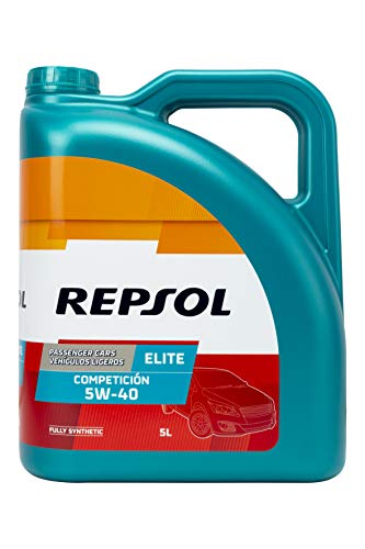 REPSOL Elite Competicion 5W-40 Aceite De Motor Para Coche, 5L