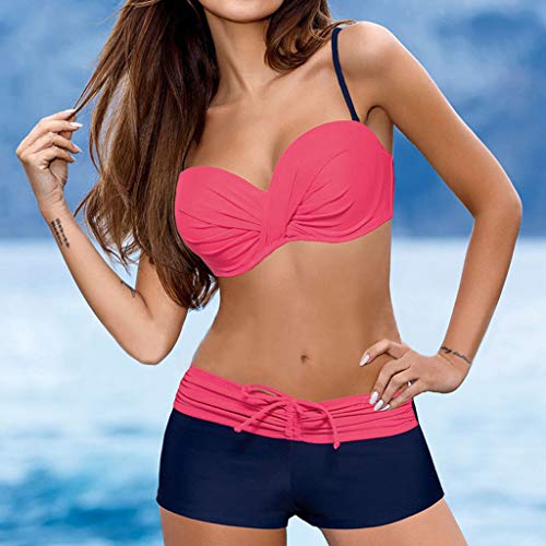 riou Bikinis Mujer 2019 Push up Sexy Conjunto de Traje de BañO Bohemio BañAdores con Relleno Brasileños Bañador Ropa de Dos Piezas Tops de Bikini vikinis Mujer