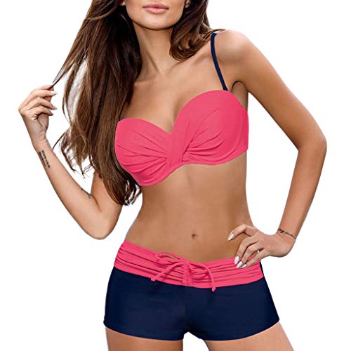riou Bikinis Mujer 2019 Push up Sexy Conjunto de Traje de BañO Bohemio BañAdores con Relleno Brasileños Bañador Ropa de Dos Piezas Tops de Bikini vikinis Mujer