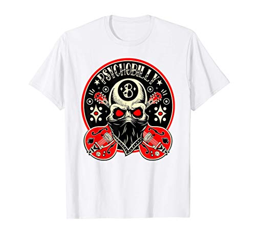 Rockabilly Calaveras Ropa Rock and Roll Rockeros Moteros Camiseta