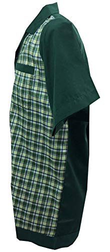 Rockabilly Fashions - Camisa de bolos para hombre, estilo retro, estilo retro, con botones en los años 50 y 60 XL