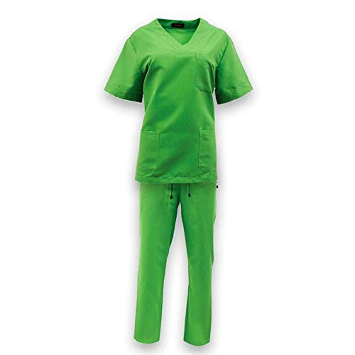 ROGER CON209 Uniforme Sanitario Conjunto Pijama Microfibra Anti-Olor Unisex Casaca y pantalón (Varias Tallas y Colores)