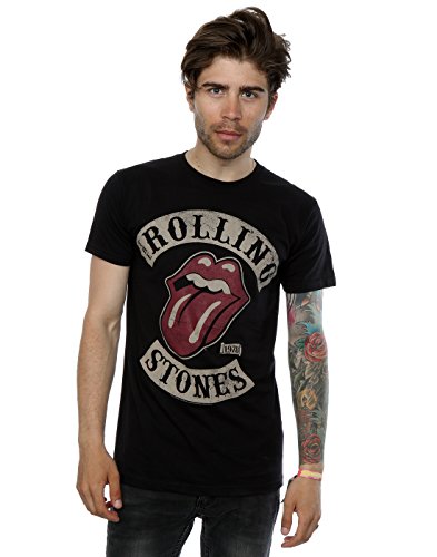 Rolling Stones Tour 78 Mens Blk TS Camiseta, Negro (Black), Small para Hombre