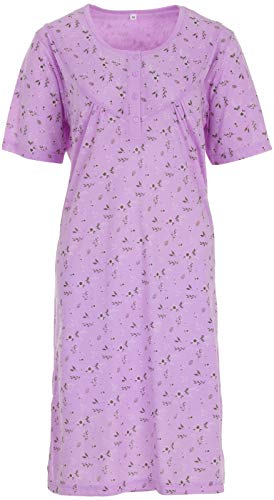 Romesa Camisón Bordado y feminer Impresión para un Look Romántico Flieder Large