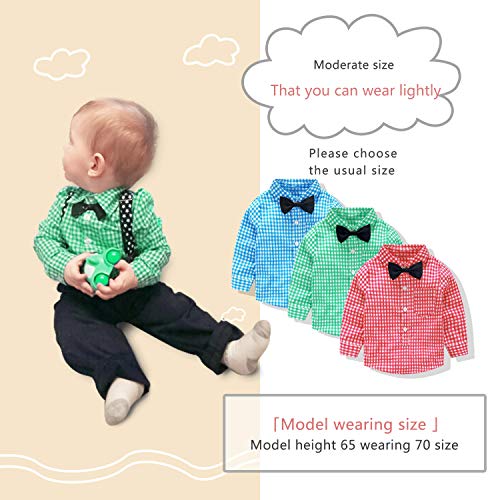 Ropa de Bebe niño Primavera Camisas y Pantalones 4 Piezas Conjunto para bebé niño Trajes de Comunion Niño