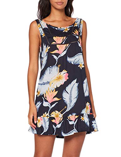 Roxy All About The Sea Dress Cover-up, Mujer, Anthracite Tropical Love sw, L