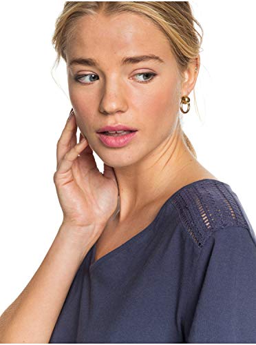 Roxy Bali Free Love - Mono Corto De Manga Corta para Mujer Mono Corto De Manga Corta, Mujer, Mood Indigo, XS