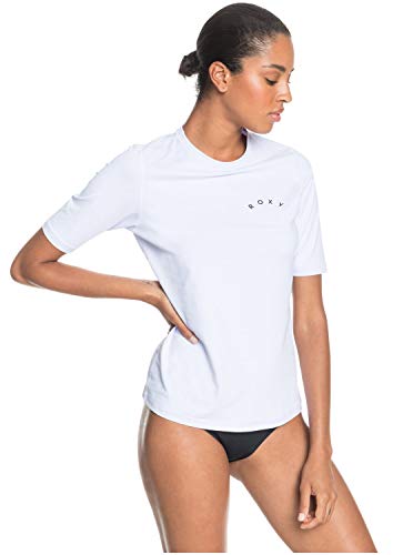 Roxy - Camiseta de Surf de Manga Corta con protección Solar UPF 50 para Mujer