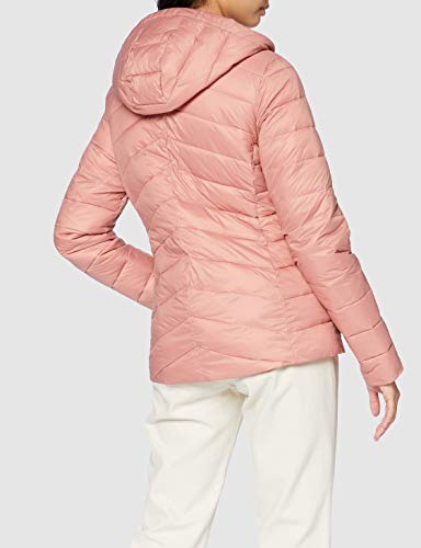 Roxy Coast Road-Chaqueta con Acolchado, Resistente Al Agua, Ligera Y Plegable para Mujer, Ash Rose, XS
