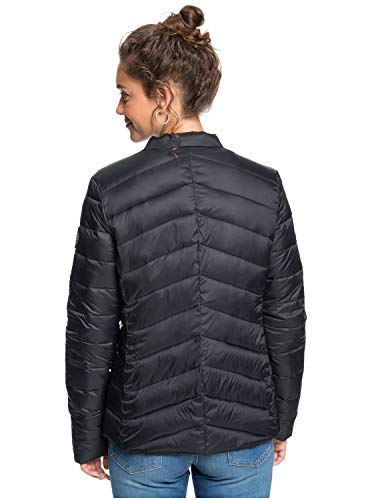 Roxy Coast Road - Chaqueta Con Acolchado, Resistente Al Agua, Ligera Y Plegable Para Mujer Chaqueta Con Acolchado, Resistente Al Agua, Ligera Y Plegable, Mujer, anthracite, M