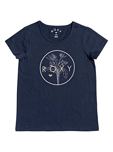 Roxy Endless Music Foil Camiseta, Niñas, Azul (Mood Indigo), 12/L