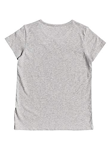 Roxy Endless Music Print B - Camiseta para Chicas 4-16 Camiseta, Niñas, Heritage Heather, 16/XXL