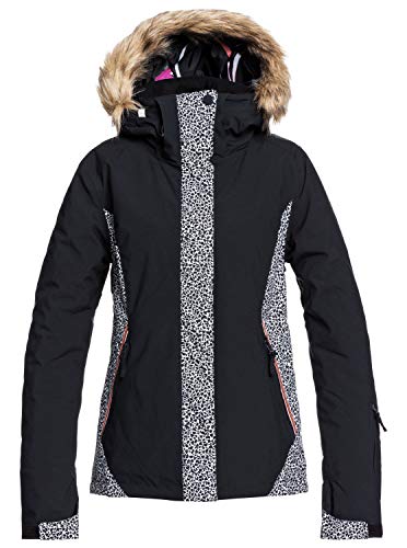 Roxy Jet Ski - Chaqueta Para Nieve Para Mujer Chaqueta Para Nieve, Mujer, true black pop animal, M