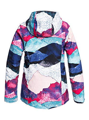 Roxy Jetty-Chaqueta para Nieve para Mujer, Bright White Annecy, XL