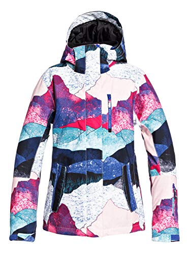 Roxy Jetty-Chaqueta para Nieve para Mujer, Bright White Annecy, XL
