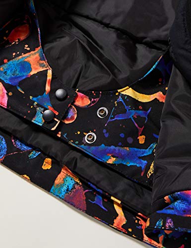 Roxy Jetty - Chaqueta Para Nieve Para Niñas 8-16 Chaqueta Para Nieve, Niñas, true black magic carpet, 14/XL