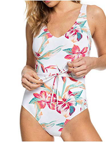 Roxy Lahaina Bay - Bañador Entero para Mujer Bañador Entero, Mujer, Anthracite Tropicoco S, M