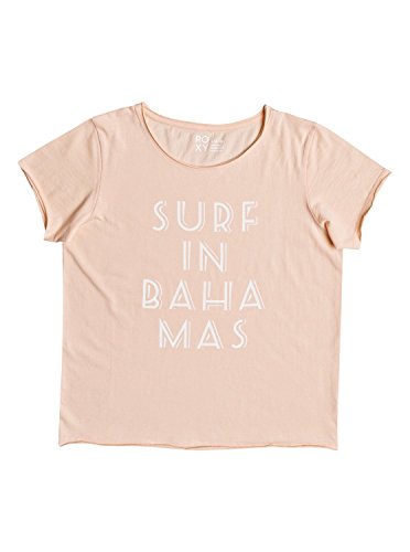 Roxy Pop Surf B Camiseta, Mujer, Rosa (Tropical Peach/Solid), XL