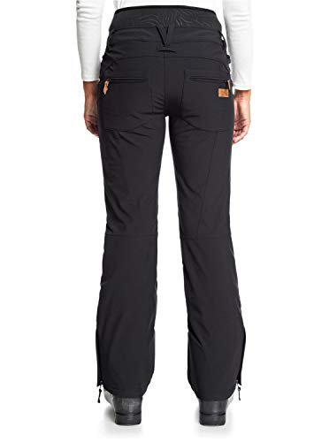 Roxy Rising High-Pantalón Shell para Nieve para Mujer, True Black, XS