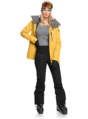 Roxy Rising High-Pantalón Shell para Nieve para Mujer, True Black, XS