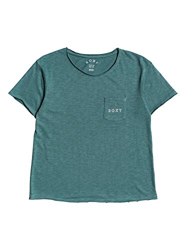 Roxy Star Solar-Camiseta con Bolsillo para Mujer, North Atlantic, M