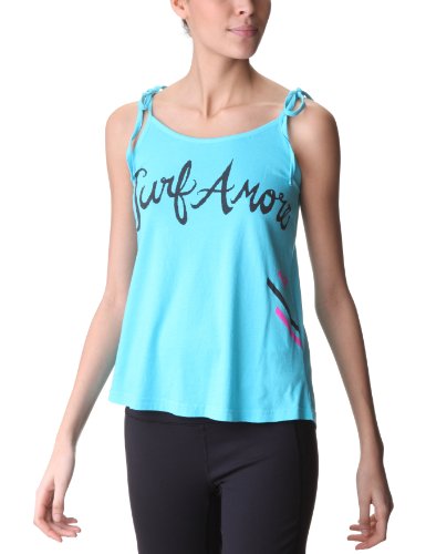 Roxy Sunny Side Surf Amore - Camiseta de Tirantes para Mujer Azul Turquesa Talla:Extra-Large