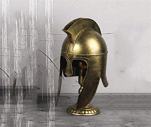 RSBCSHI Casco 9.8x9x17.3in, Personalidad dominante Retro Casco de Guerrero de Hierro Forjado, decoración de la decoración Creativa para el mostrador de Bar KTV