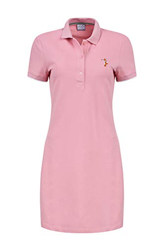 Ruck&Maul Vestido tipo polo para mujer. Rosa Bridal XL