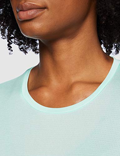 SALOMON Agile LS tee W Camiseta de Manga Larga, Mujer, Icy Morn/White/Heather, XL