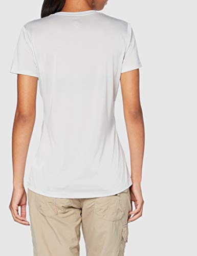 SALOMON Agile SS tee W Camiseta Deportiva de Manga Corta, Blanco, Talla S para Mujer