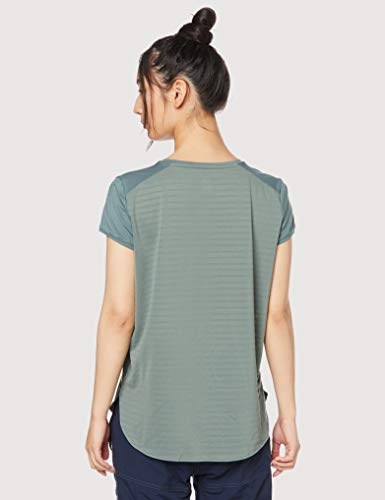 SALOMON Comet Breeze W Camiseta de Manga Corta, Mujer, Verde (Balsam Green), XS