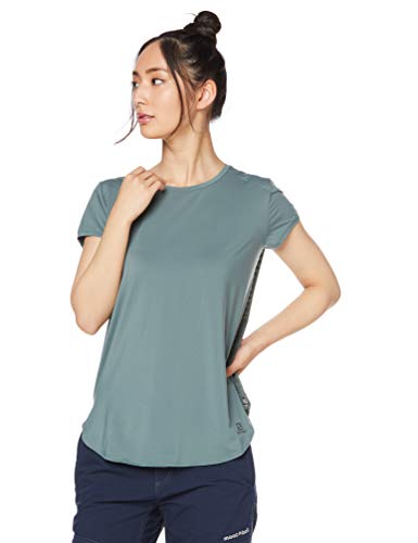 SALOMON Comet Breeze W Camiseta de Manga Corta, Mujer, Verde (Balsam Green), XS