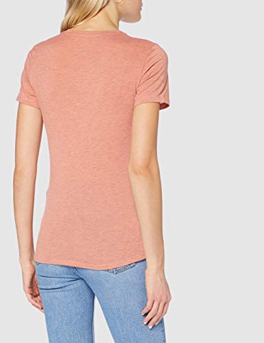 SALOMON Comet CLAS SS tee W Camiseta, Mujer, Burnt Coral/Heather, XS