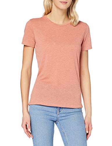 SALOMON Comet CLAS SS tee W Camiseta, Mujer, Burnt Coral/Heather, XS