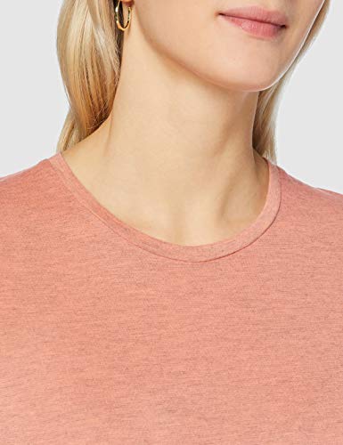 SALOMON Comet CLAS SS tee W Camiseta, Mujer, Burnt Coral/Heather, XS