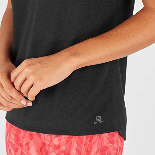 Salomon Comet Hiking_Shirt, Womens, Black/Heather, M