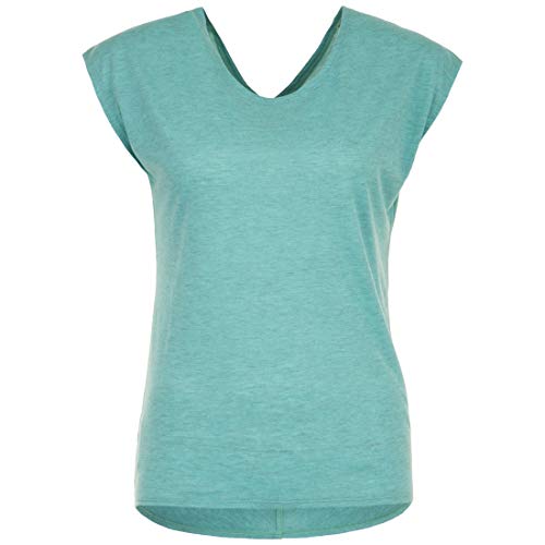 SALOMON Comet tee Camiseta, Mujer, Azul (Canton), L